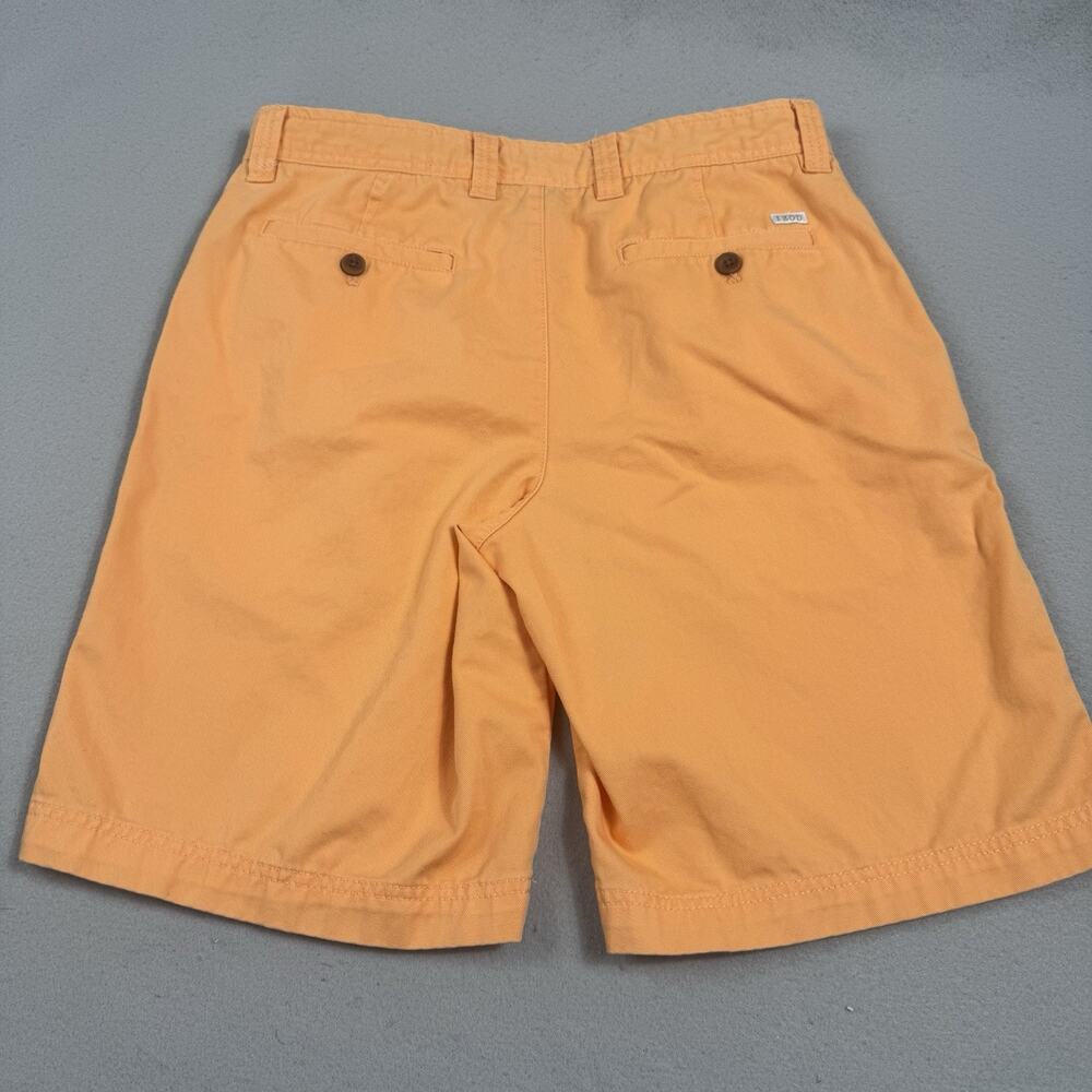 Izod Saltwater Golf Shorts Lot 2 Mens 32 Cotton Chino Blue Orange Casual Stretch - Picture 12 of 16